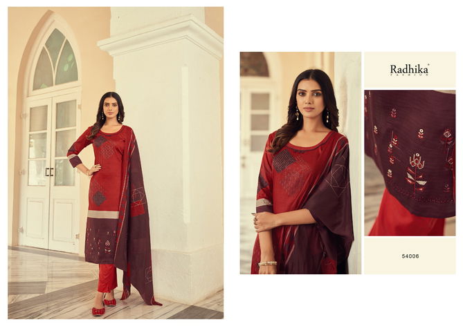 Azara Maria By Radhika 54001-54006  Cotton Dress Material Catalog